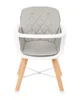 Scaun de masa 2 in 1 KikkaBoo Woody Grey