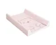 Saltea pentru infasat moale KikkaBoo Bear with me Pink, 70x50 cm