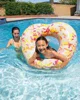 Cerc gonflabil Intex Donut in forma de inima, 94x89x25 cm