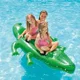 Pluta gonflabila cu manere Intex "Crocodil gigant", 203x114x25 cm