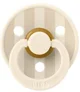 Set 2 suzete rotunde din latex BIBS Studio Colour Pin - Ivory Vanilla Mix (6-18 luni) foto