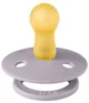 Set 2 suzete rotunde din latex BIBS Studio Colour Jasmine - Fossil Grey Mix (0-6 luni) foto
