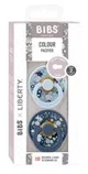 Set 2 suzete rotunde din latex BIBS LIBERTY Colour Chamomile Lawn - Baby Blue Mix (6-18 luni) foto