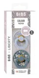 Set 2 suzete rotunde din latex BIBS LIBERTY Colour Capel - Dusty Blue Mix (6-18 luni) foto