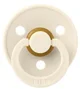 Set 2 suzete rotunde din latex BIBS Colour Ivory/Dark Oak (0-6 luni) foto