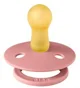 Set 2 suzete rotunde din latex BIBS Colour Dusty Pink/Coral (0-6 luni) foto