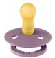 Set 2 suzete rotunde din latex BIBS Colour Fossil Grey/Mauve (6-18 luni) foto