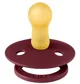 Set 2 suzete rotunde din latex BIBS Colour Dusty Pink/Elderberry (6-18 luni) foto