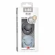 Set 2 suzete rotunde din latex BIBS De lux Iron/Baby Blue (0-6 luni) foto