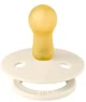Suzeta rotunda din latex BIBS Studio Colour Block - Ivory Vanilla (0-6 luni) foto