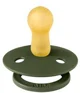 Suzeta rotunda din latex BIBS Hunter Green (0-6 luni) foto