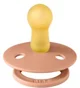 Suzeta rotunda din latex BIBS Peach (0-6 luni) foto