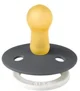 Suzeta rotunda din latex BIBS Glow Iron (0-6 luni) foto