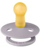 Suzeta rotunda din latex BIBS Fossil Grey (0-6 luni) foto