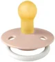 Suzeta rotunda din latex BIBS De Lux Glow Blush (0-6 luni) foto