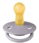 Suzeta rotunda din latex BIBS De Lux Fossil Grey (6-18 luni) foto