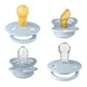 Set 4 suzete BIBS Try-it Collection Baby Blue (0-6 luni)
