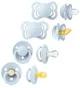 Set 4 suzete BIBS Try-it Collection Baby Blue (0-6 luni)