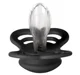 Set 2 suzete simetrice din silicon BIBS Supreme Cloud/Black (0-6 luni) foto