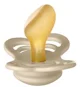 Set 2 suzete anatomice din latex BIBS Couture Vanilla/Peach (0-6 luni) foto