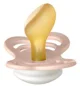 Set 2 suzete anatomice din latex BIBS Couture Glow Blush/Vanilla (0-6 luni) foto