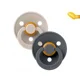 Set 2 suzete anatomice din latex BIBS Colour Sand/Iron (0-6 luni) foto