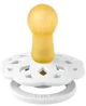 Set 2 suzete rotunde din latex BIBS Boheme White/Sunshine (0-6 luni) foto