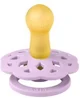 Set 2 suzete rotunde din latex BIBS Boheme Violet Sky/Pumpkin (0-6 luni) foto