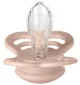 Set 2 suzete simetrice din silicon BIBS Supreme Ivory/Blush (6-18 luni) foto