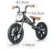 Bicicleta fara pedale Qplay Feduro Black