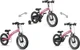 Bicicleta pentru copii 3 in 1 Qplay Miniby Rose 14'