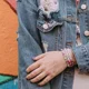Set de creatie Make It Real Block & Rock Charm Bracelet foto