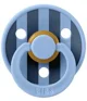 Set 2 suzete rotunde din latex BIBS Studio Colour Pin - Sky Blue Mix (6-18 luni) foto