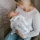 Натуральные пеленки из бамбуковых волокон BabyOno Сине-Серый, 3 шт.