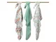 Pelinci de muselina super moale BabyOno Verde, 3 buc.