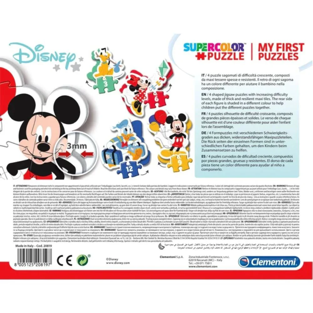 Puzzle 4 in 1 Clementoni Disney foto