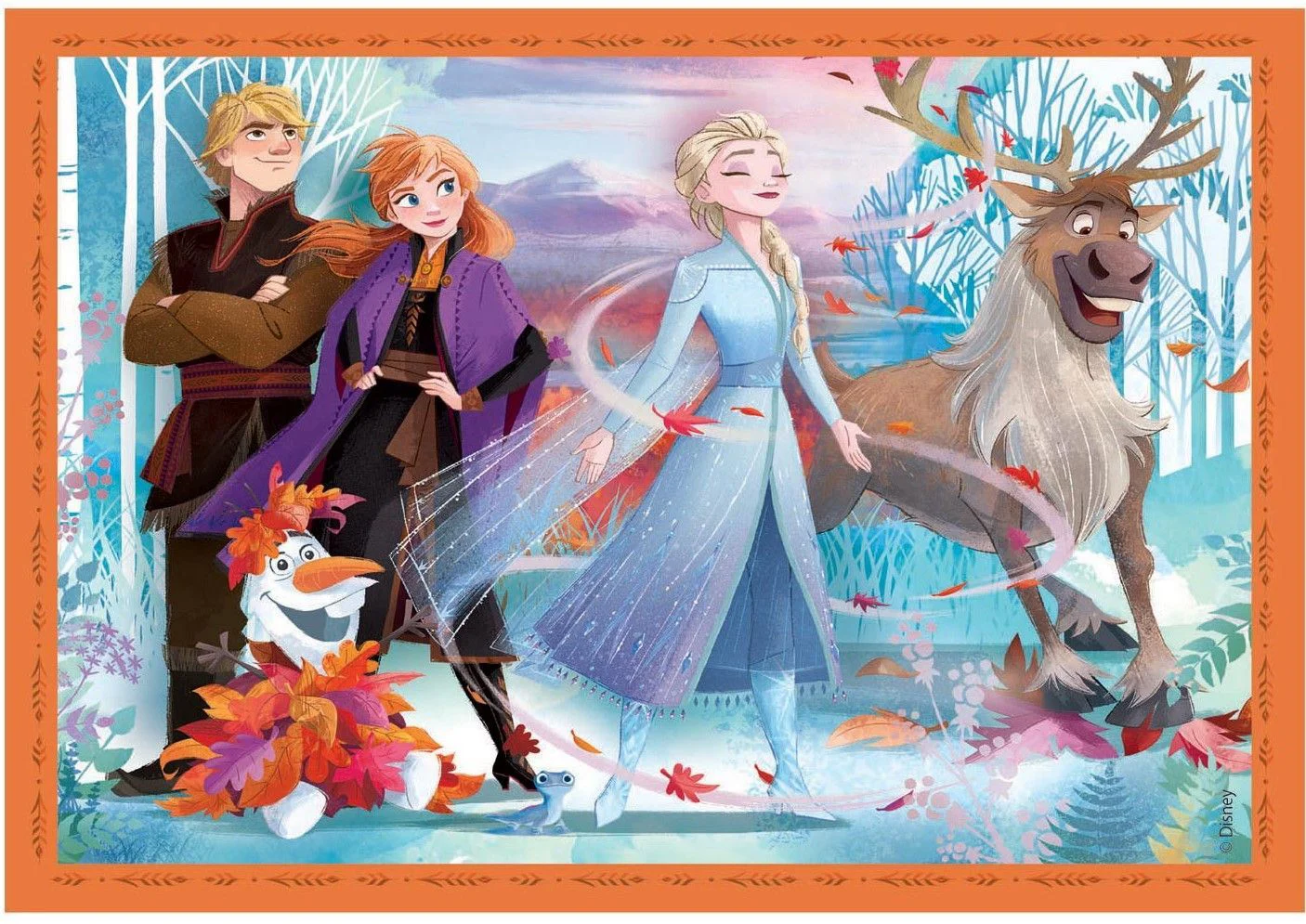 Puzzle 4 in 1 Clementoni Frozen
