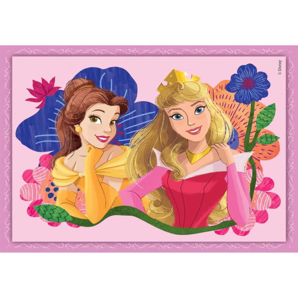 Puzzle 4 in 1 Clementoni Printesele Disney