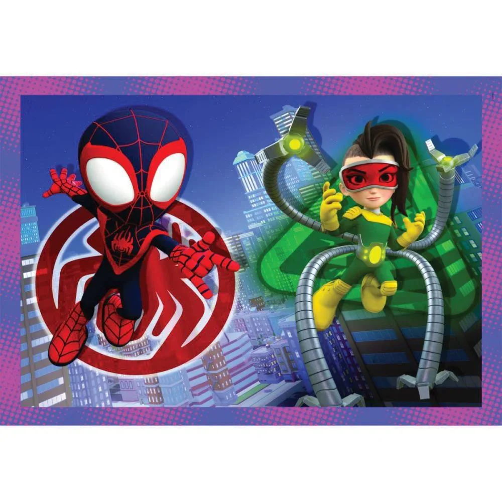 Puzzle 4 in 1 Clementoni Spidey si prietenii lui uimitori