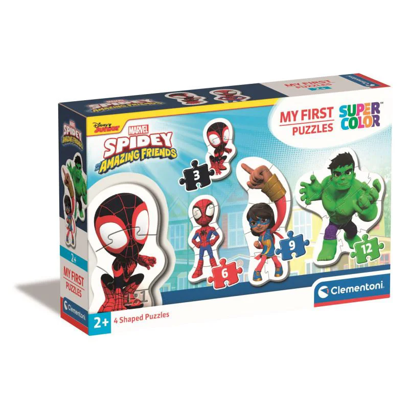 Puzzle 4 in 1 Clementoni Spidey si Prietenii sai uimitori foto