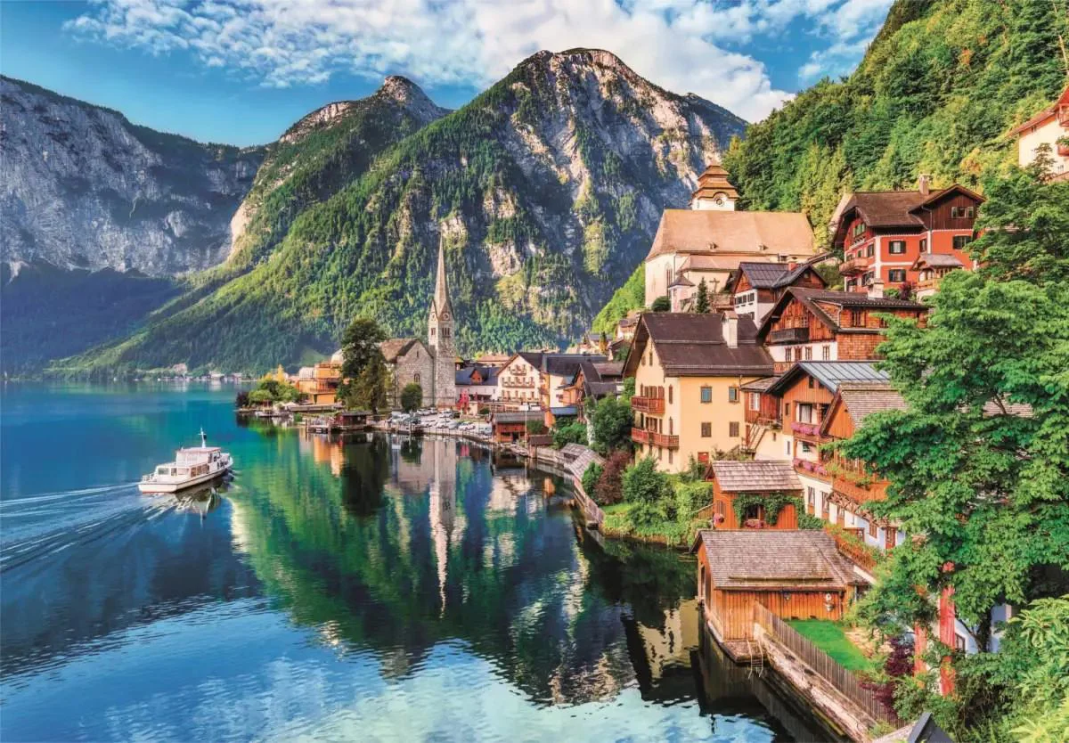 Puzzle Clementoni Compact Hallstatt, 1500 el. foto