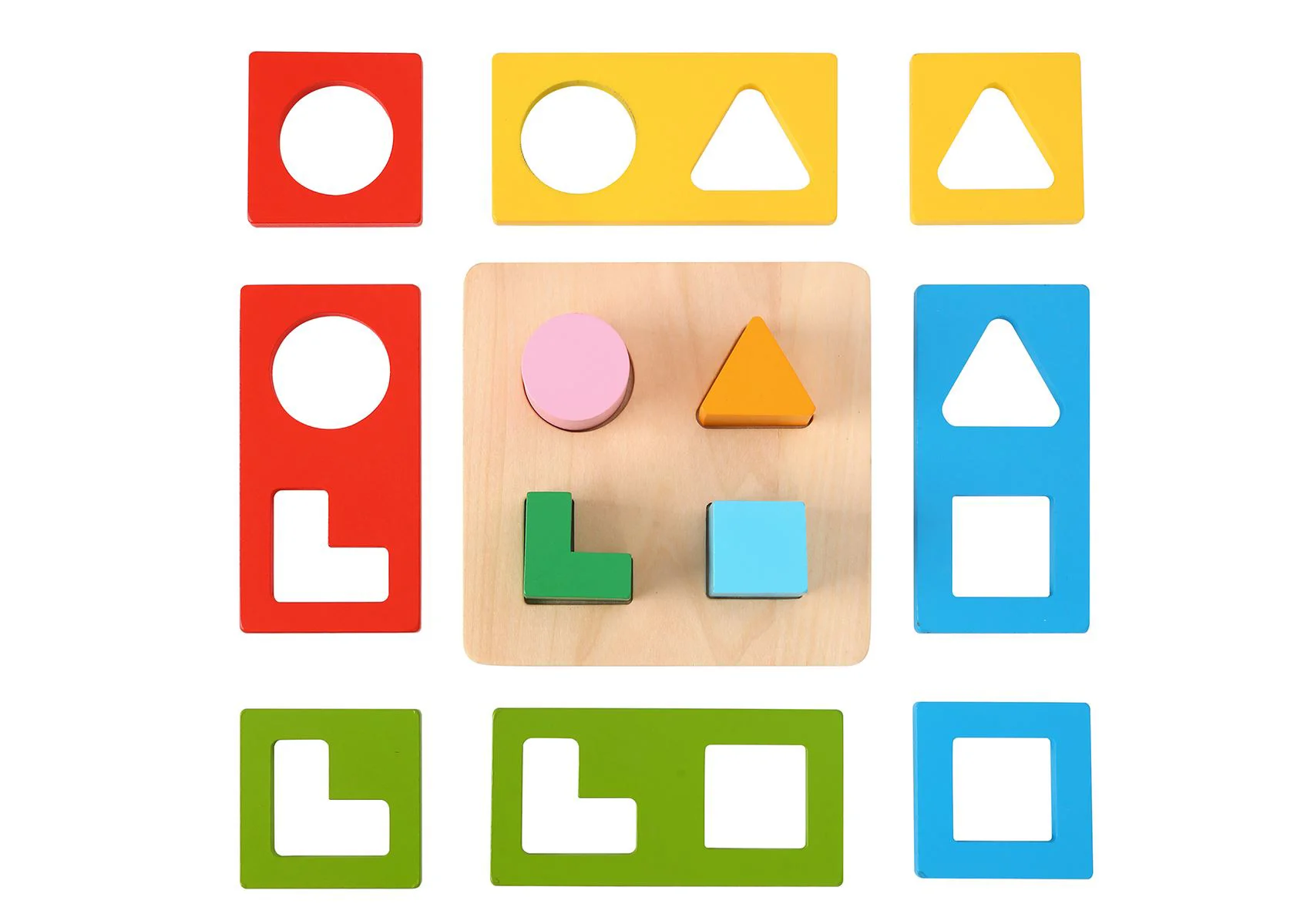 Sorter din lemn Tooky Toy Forme geometrice foto