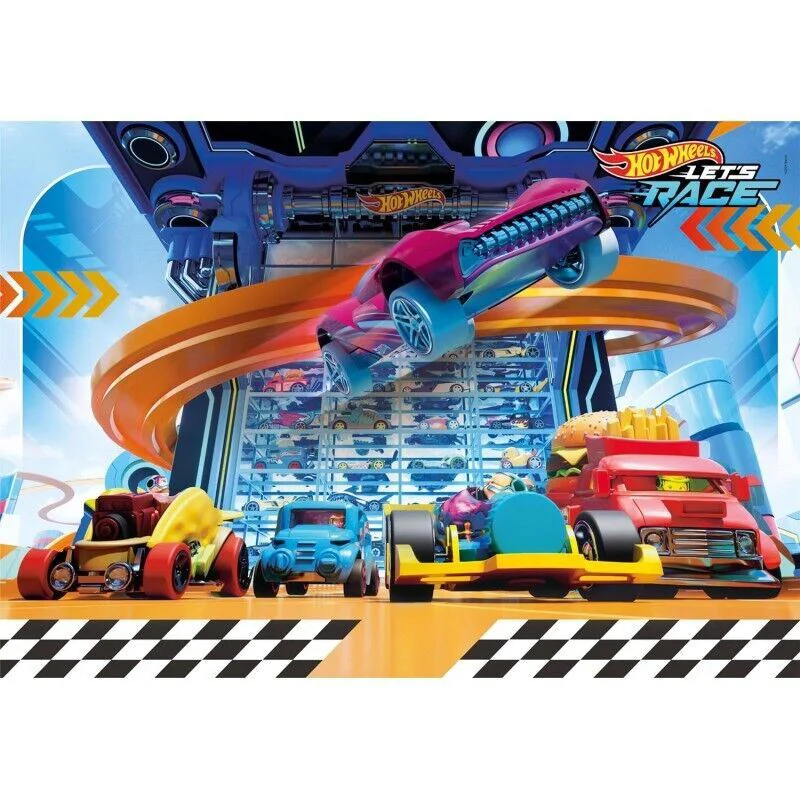 Puzzle Clementoni Hot Wheels, 104 el. foto