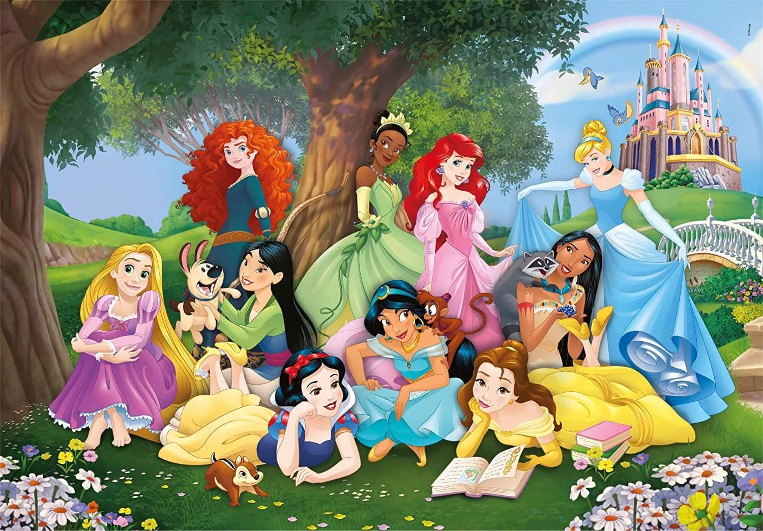 Puzzle Clementoni Printesele Disney, 104 el. foto