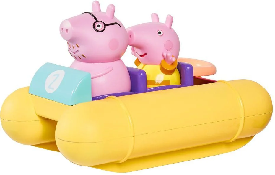 Игрушка для ванны Tomy Свинка Пеппа на велосипеде foto