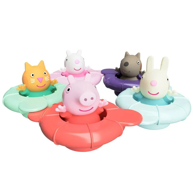 Set de joaca pentru baie Tomy Peppa Petrecere in piscina