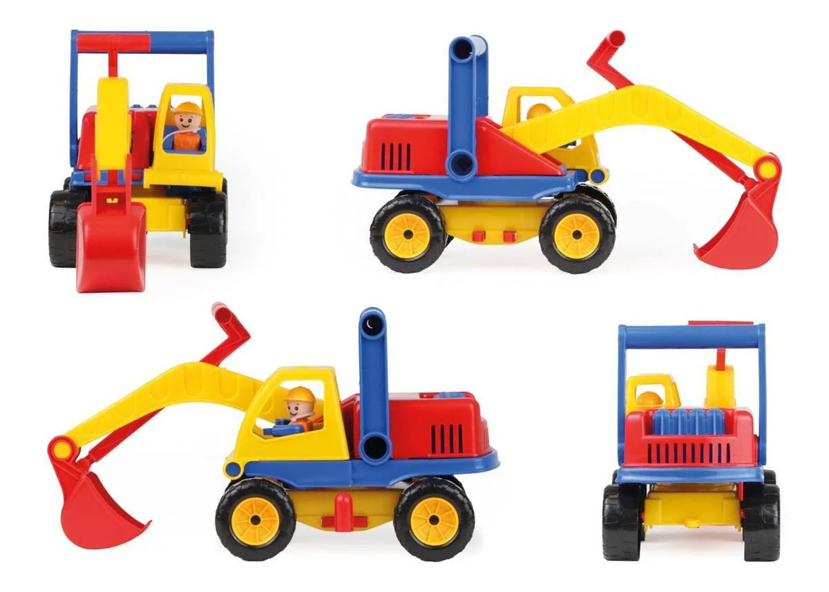 Excavator Lena Aktive cu figurina, 35 cm foto
