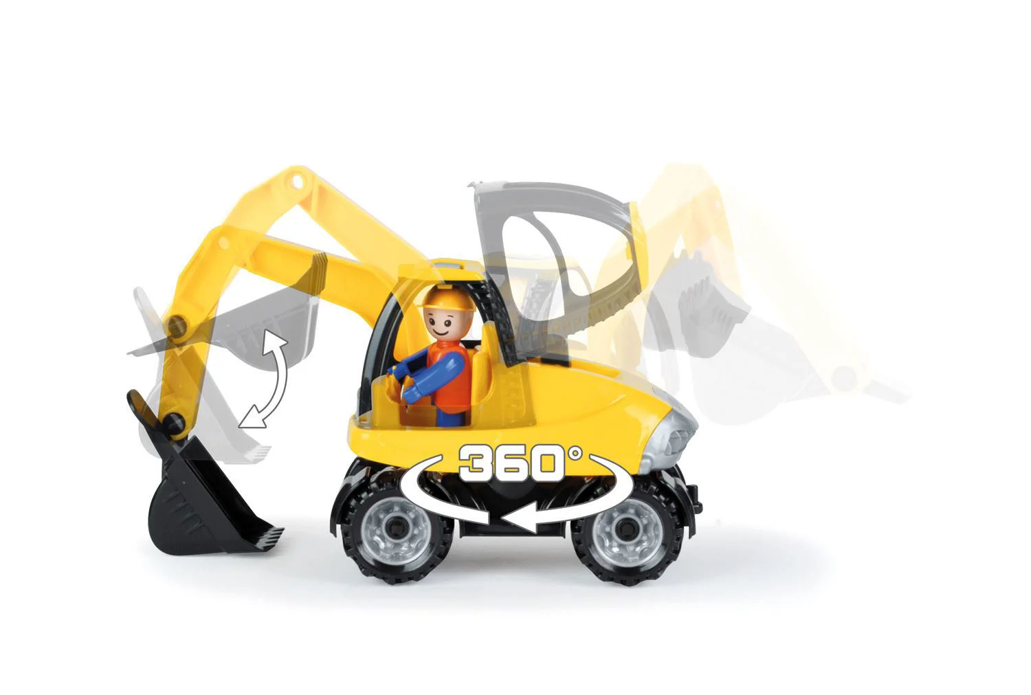 Excavator Lena cu figurina, 25 cm foto