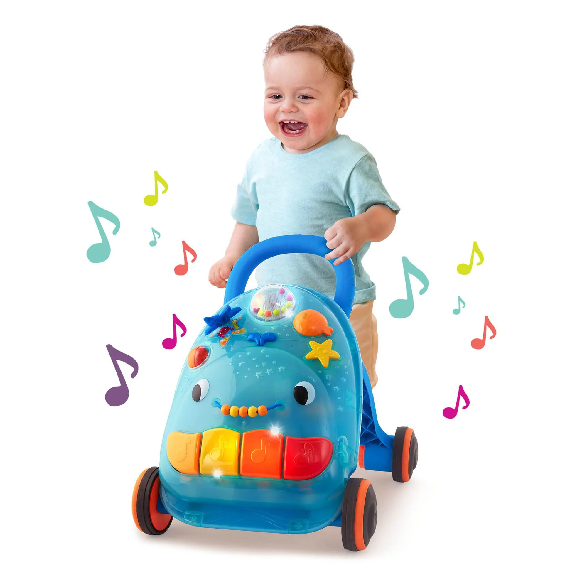 Tolocar muzical Battat Balena foto
