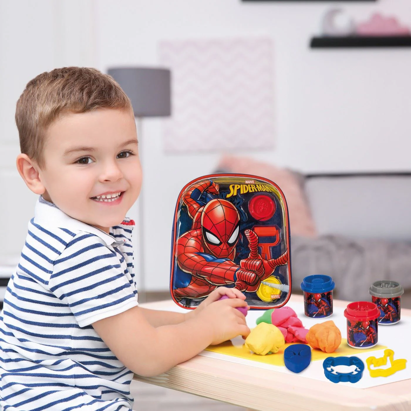 Set de plastilina Clementoni in gentuta, Spiderman